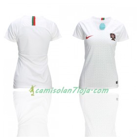 Camisola Portugal Mulher 2º Equipamento Mundial 2018 Manga Curta